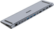 Przełącznik KVM Unitek uHUB15+ USB-C Triple 4K (D1106AGY01) - obraz 2