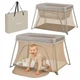 Кроватка-манеж Lionelo ALICE BEIGE OLIVE - изображение 2