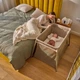 Кроватка-манеж Lionelo ALICE BEIGE OLIVE - изображение 8