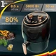 Фритюрница Rainberg RB-2318 8,5 л с антипригарным покрытием 3800 Вт черная - изображение 1