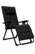 Комфортное кресло-шезлонг LEOBRO Zero Gravity Premium Plus Black (LB-ZGC-K2-BLK) - изображение 1