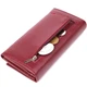 Практичный вертикальный кошелек из натуральной кожи ST Leather 23085 Бордовый - изображение 7