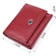 Миниатюрный женский кошелек из натуральной кожи ST Leather 23082 Бордовый - изображение 6
