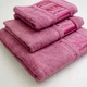 Набор полотенец для ванной 3шт GM Textile 40х70см, 50х90см, 70х140см BambooN 450г/м2 (Пудровый) - изображение 2