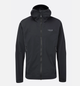 Куртка чоловіча мембранна Rab Kinetic 2.0 Jacket, Beluga, XL (RB QWG-74-BE-XL) - зображення 1
