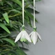 Набор из 2 статуэток Villeroy & Boch Mini Flower Bells 5 см подснежники - изображение 1