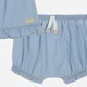 Детский комплект (блузка + шорты) для девочки Calvin Klein 488321470 68 см Голубой (1159842275) - изображение 3