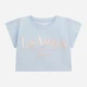 Подростковая футболка-топ для девочки Guess 418109472 164 см Голубая (1159831864) - изображение 1