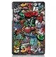 Чохол Primolux Slim для планшета Lenovo Tab M8 (4rd Gen) TB-300 / TB-301 - Graffiti - зображення 2