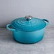 Кастрюля Le Creuset Signature Teal 2,4 л с крышкой бирюзовая (21177201702430) - изображение 1