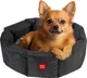 Лежанка для собак Waudog Relax Апельсины со сменной подушкой M 42 х 52 х 19 см (314-4054collar) - изображение 4