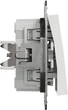 Перемикач перехресний Schneider Electric Asfora білий без рамки EPH0570121 - изображение 3