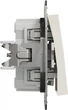 Перемикач 1-клавішний Schneider Electric Asfora кремовий без рамки EPH0470123 - изображение 3