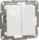 Вимикач 2-клавішний Schneider Electric Asfora білий без рамки EPH0370121 - зображення 1