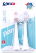 Końcówki do szczoteczki sonicznej Paro Swiss Sonic duo-clean brush 2 szt (7610458007624) - obraz 1