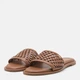 Женские шлепанцы кожаные Michael Kors 112054806 38 Коричневые (1159842824) - изображение 3