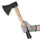 Топор 1000 г, ручка пекан, 48-57 HRC INTERTOOL HT-0258 - изображение 1
