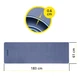 Коврик спортивный Cornix TPE 183 x 61 x 0.6 cм для йоги и фитнеса XR-0003 Blue/Sky Blue - изображение 7