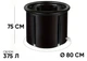 Каркасная ледяная крио ванна EasyFit круглый оздоровительный бассейн (EF-2306) - изображение 4