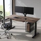 Эргономичный стол TEHNOTABLE BestFit Pro с натуральной ореховой столешницей 1500×820×20 и электрорегулировкой высоты - изображение 3
