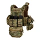 Плитоноска Warmor Gen.3 Pro Max. Система быстрого сброса. (Комплект 7 подсумков). Цвет Мультикам - изображение 1