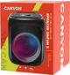 Głośnik przenośny Canyon OnFun 5 Partybox 40W RGB Black-Orange (CNE-PBSP5) - obraz 5