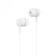 Наушники Hoco M14, вакуумные, проводные, 3.5mm, 1.2m, белые - изображение 2