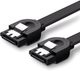 Кабель UGREEN US217 SATA 3 Data Cable 0.5m (Black)(UGR-30796) - изображение 1