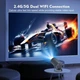 Портативный смарт-проектор 4K Ultra HD SMART, Android/iOS, Wi-Fi 6, Bluetooth, HDMI, домашний кинотеатр - изображение 8