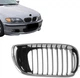 Решітка радіатора права BMW 3 E46 01 -05 (хром рант + чорні ребра) (FPS). - зображення 1