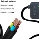 Сетевой фильтр-удлинитель RZTK MaxLine 530 16A 3 м 5 розеток Black - изображение 3