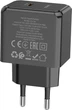 Мережевий зарядний пристрій Hoco CS13A Ocean single port PD20W charger Black (6942007603805) - зображення 4