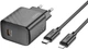 Мережевий зарядний пристрій з кабелем Hoco CS22A Value single port PD30W charger set (C to iP) Black (6942007609920) - зображення 4
