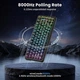 Клавіатура Магнітна ATTACK SHARK X82 PRO HE Black Contour Бездротова Ігрова RGB. 2.4G/Bluetooth/Кабель. Батарея 5000mAh. Кабель Авіатор. 8000 Герц/c. Магнітні Світчі - зображення 7