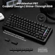 Клавіатура Магнітна ATTACK SHARK X82 PRO HE Black Contour Бездротова Ігрова RGB. 2.4G/Bluetooth/Кабель. Батарея 5000mAh. Кабель Авіатор. 8000 Герц/c. Магнітні Світчі - зображення 9
