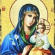 Икона "Богородица Неувядаемый цвет" под старину 13х17 см - изображение 3