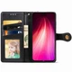 Чехол-книжка GETMAN Gallant (PU) кожаный для Xiaomi Redmi Note 8T Черный - изображение 2