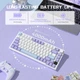 Клавіатура бездротова AJAZZ AK820 PRO 75% на Gift Switches Purple-White-Blue - зображення 3