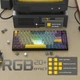 Клавіатура бездротова AJAZZ AK820 PRO 75% на Flying fish Switches Black-Grey-Yellow - зображення 8