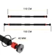 Турнік розсувний Cornix 110-150 см XR-0282 Black/Red - зображення 5