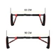 Турнік розсувний Cornix Elite 65-90 см XR-0289 Black/Red - зображення 11