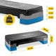 Степ-платформа 2-ступенчатая 4FIZJO 69 х 28 х 10-15 см Black/Blue (P-5907222931370) - изображение 8