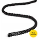 Канат тренировочный 4FIZJO Battle Rope 9 м для кроссфита Black (P-5907739312242) - изображение 8