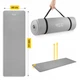 Коврик (мат) спортивный 4FIZJO NBR 180 x 60 x 1 см для йоги и фитнеса Grey (P-5907739317087) - изображение 7