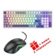 Игровая механическая клавиатура беспроводная Proove Gaming Slicker c RGB подсветкой |BT, 2.4ГГц, 4000mAh, 25H, UA/ENG раскладка| white - изображение 1