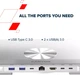 USB-хаб Canyon OnStand 2 Aluminium 6-in-1 з підставкою для ноутбука (CNS-SDS2) - зображення 20