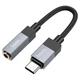 Кабель Hoco UPA32C Clever digital audio converter Type-C to 3.5 Black - зображення 1