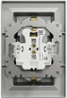 Розетка подвійна з заземленням Schneider Electric Asfora Алюміній EPH9900161 - изображение 2