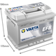Автомобильный аккумулятор Varta Dynamic EFB 60А Ев (-/+) N60 (640EN) (560500064) - изображение 2