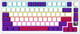 Klawiatura bezprzewodowa Lorgar RGB USB/Wireless White (LRG-KBP7075W-WH-US) - obraz 1